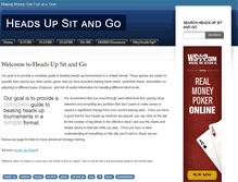 Tablet Screenshot of headsupsitandgo.com